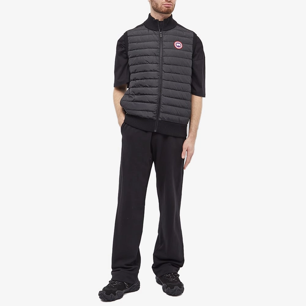 Canada Goose Men's Hybridge Knit Vest Black